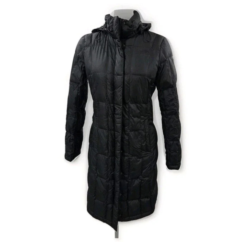 The North Face Women's Long Goose Down Winter Parka Black Size XS